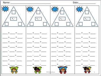 Fact Families | Word List Builder