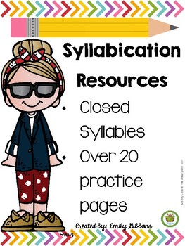 Syllable Types: Closed Syllables Orton-Gillingham Activities Distance
