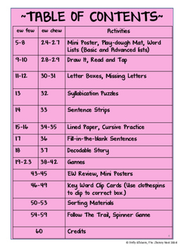 ew variant vowels phonics pack and word work supports