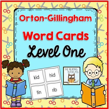Orton-Gillingham Level 1 Word Cards | Word List Builder
