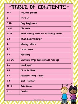 -NG Glued Sounds Orton-Gillingham Multisensory Phonics Activities