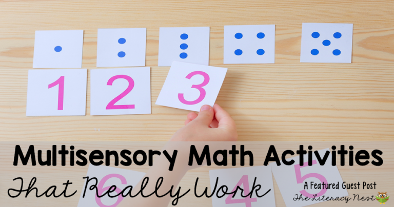 Multisensory Math Activities That Really Work