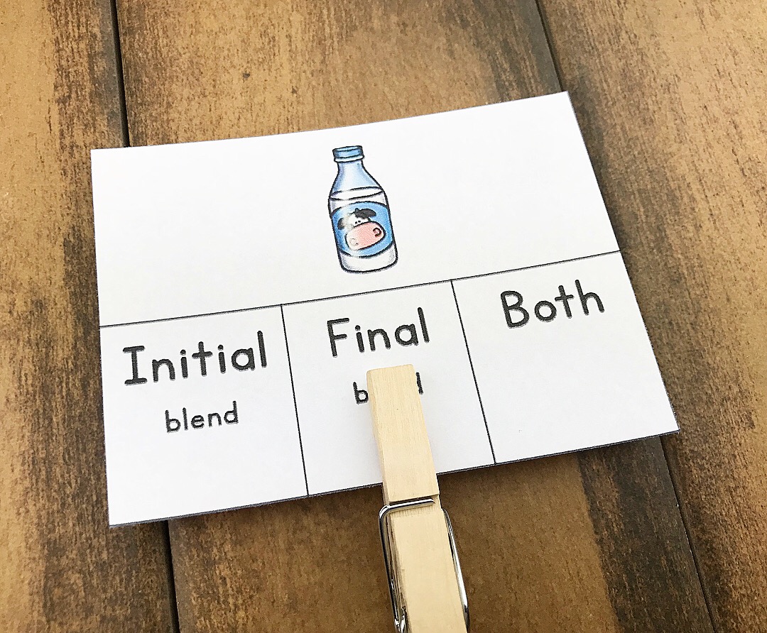clip cards for consonant blends