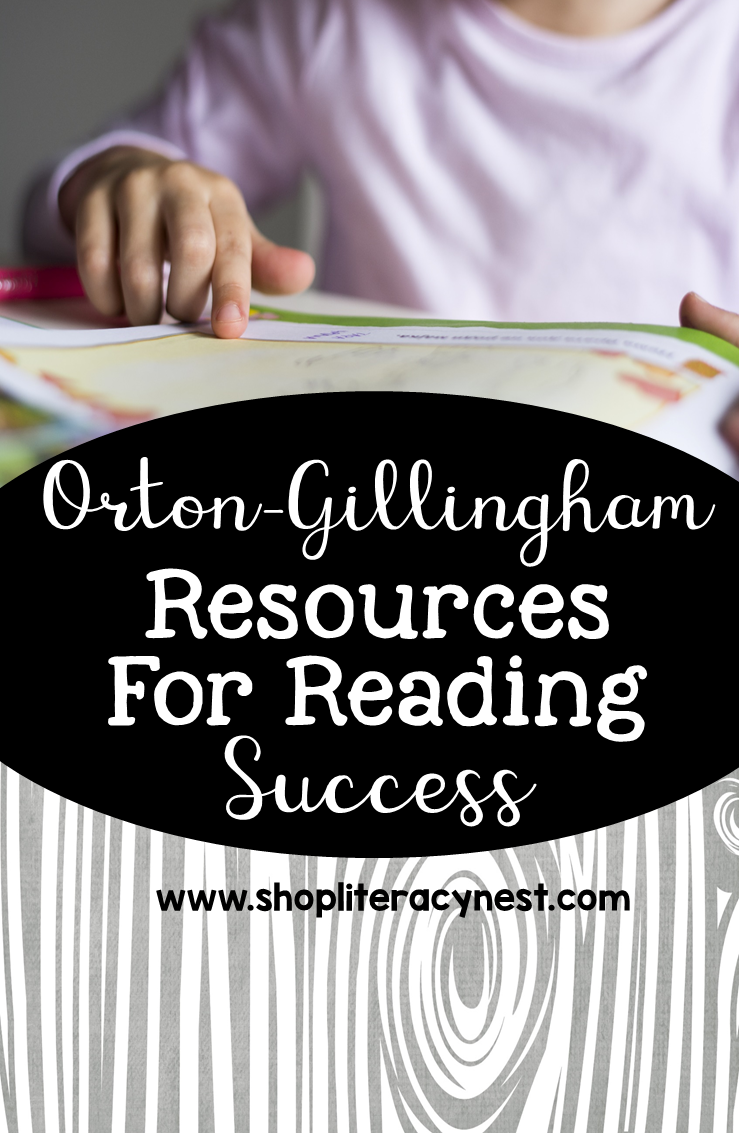 Orton-Gillingham lesson resources