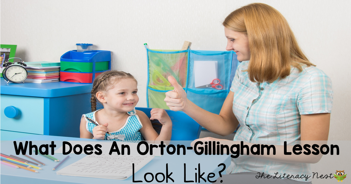Orton-Gillingham lesson plan ideas