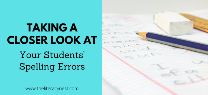assessing spelling and student spelling errors 