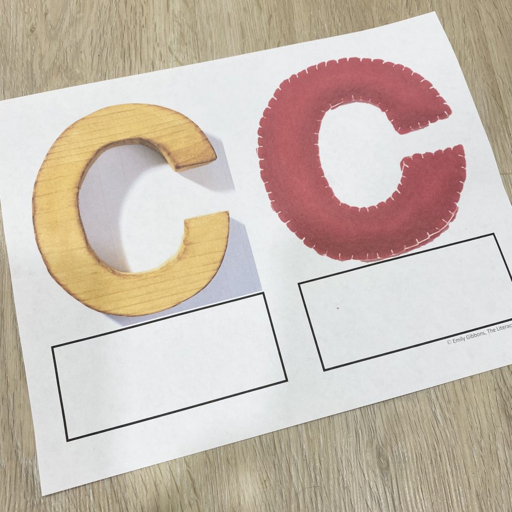 free teaching hard and soft c sounds printable
