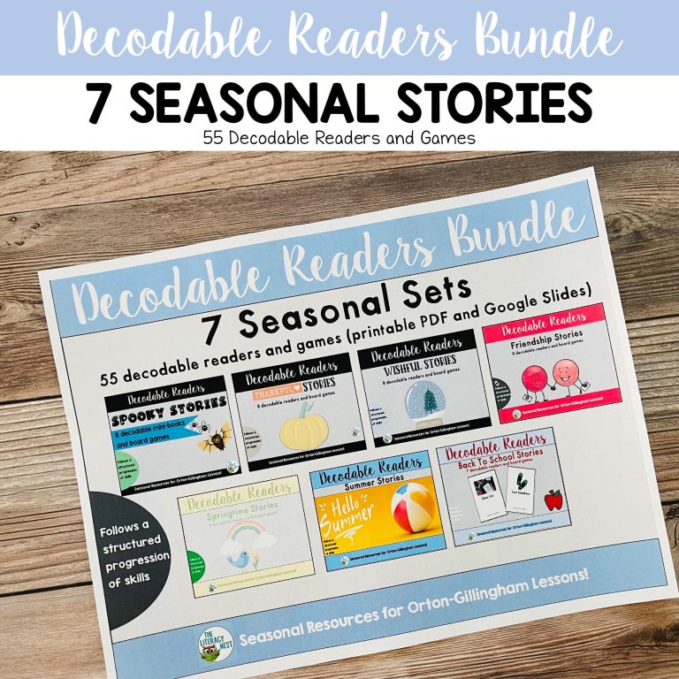 Decodable Readers for the Science of Reading SEASONAL BUNDLE