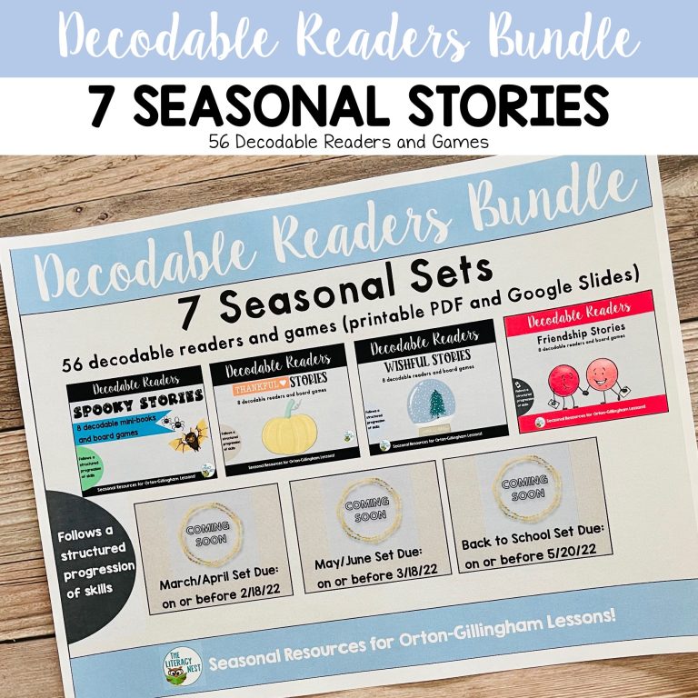 Decodable Readers for the Science of Reading SEASONAL BUNDLE