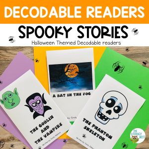 These Halloween decodable readers support the science of reading and follow an Orton-Gillingham progression to practice decoding and fluency skills.