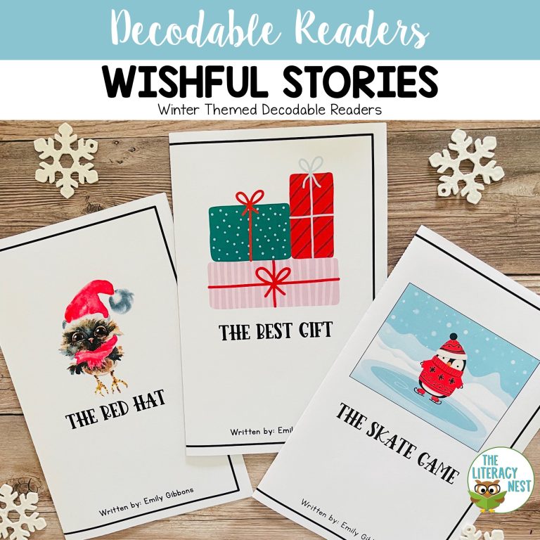Decodable Readers Winter Theme Includes Digital