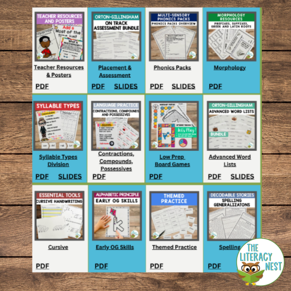 Orton-Gillingham Activities, Games and Worksheets Complete Bundle (part 2) - Image 2