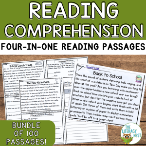 Reading Comprehension: Bundle | Upper Elementary Literacy | Virtual Learning