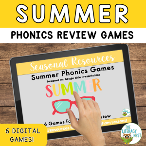 Summer Phonics Review Games