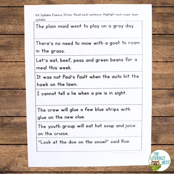 Syllable Types Vowel Teams Activities Orton-Gillingham Lessons - Image 3