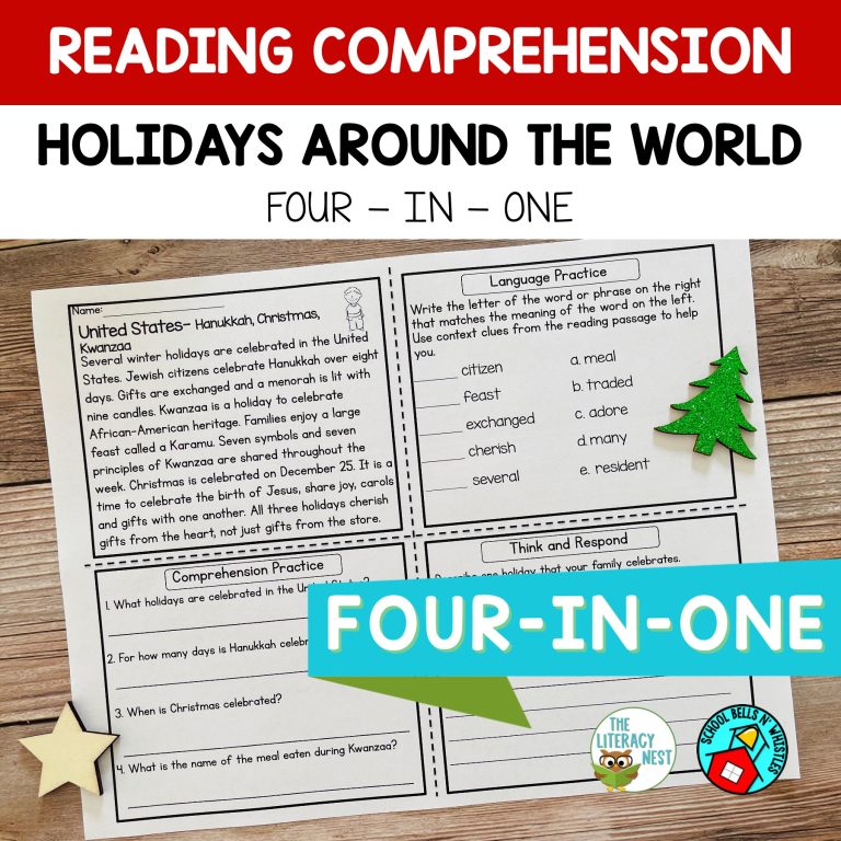 Reading Comprehension: Holidays Around the World | Literacy | Virtual Learning