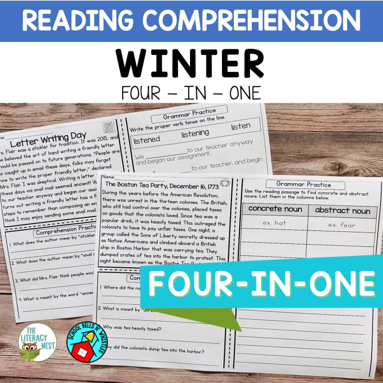 Reading Comprehension: Winter Passages | Upper Elementary | Virtual Learning