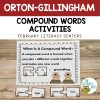 Groundhog Day Compound Words Activities for February Literacy Centers ...