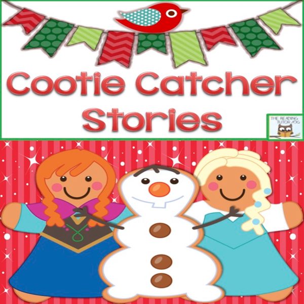 This is a featured image for the Writing Activities: Holiday Cootie Catcher Stories product.