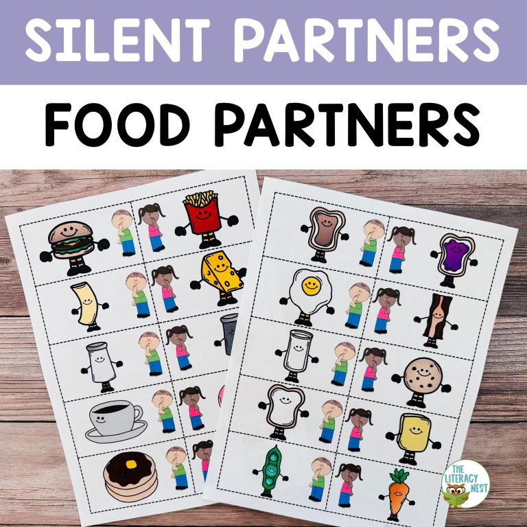 Silent Partners Food Pairs FREEBIE