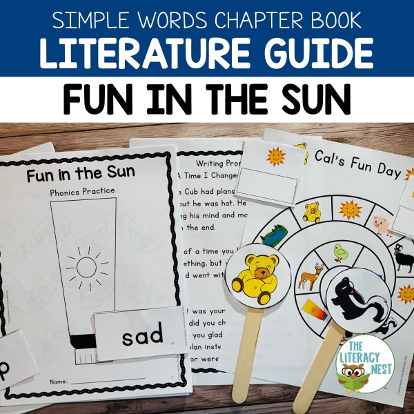 This is a featured image for the Fun in the Sun Decodable Text Literature Guide