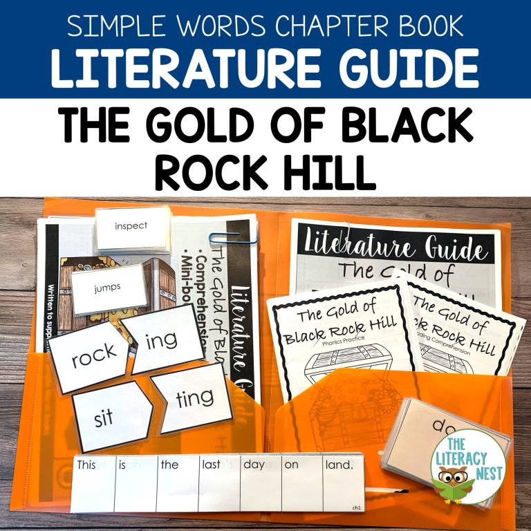The Gold of Black Rock Hill Literature Guide: Simple Words | Virtual Learning