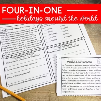 Reading Comprehension: Holidays Around the World | Literacy | Virtual Learning