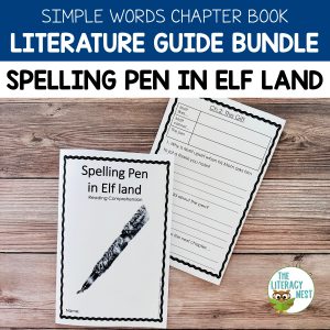This is the featured image for the Spelling Pen In Elf Land product.