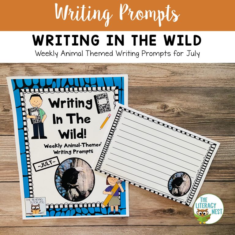 Literacy Centers: Summer | Animal Picture Writing Prompt Activities
