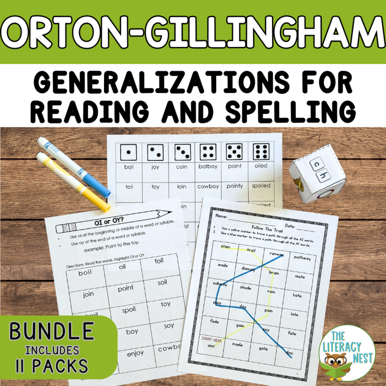 Reading and Spelling Rules for Systematic Phonics and Orton-Gillingham BUNDLE