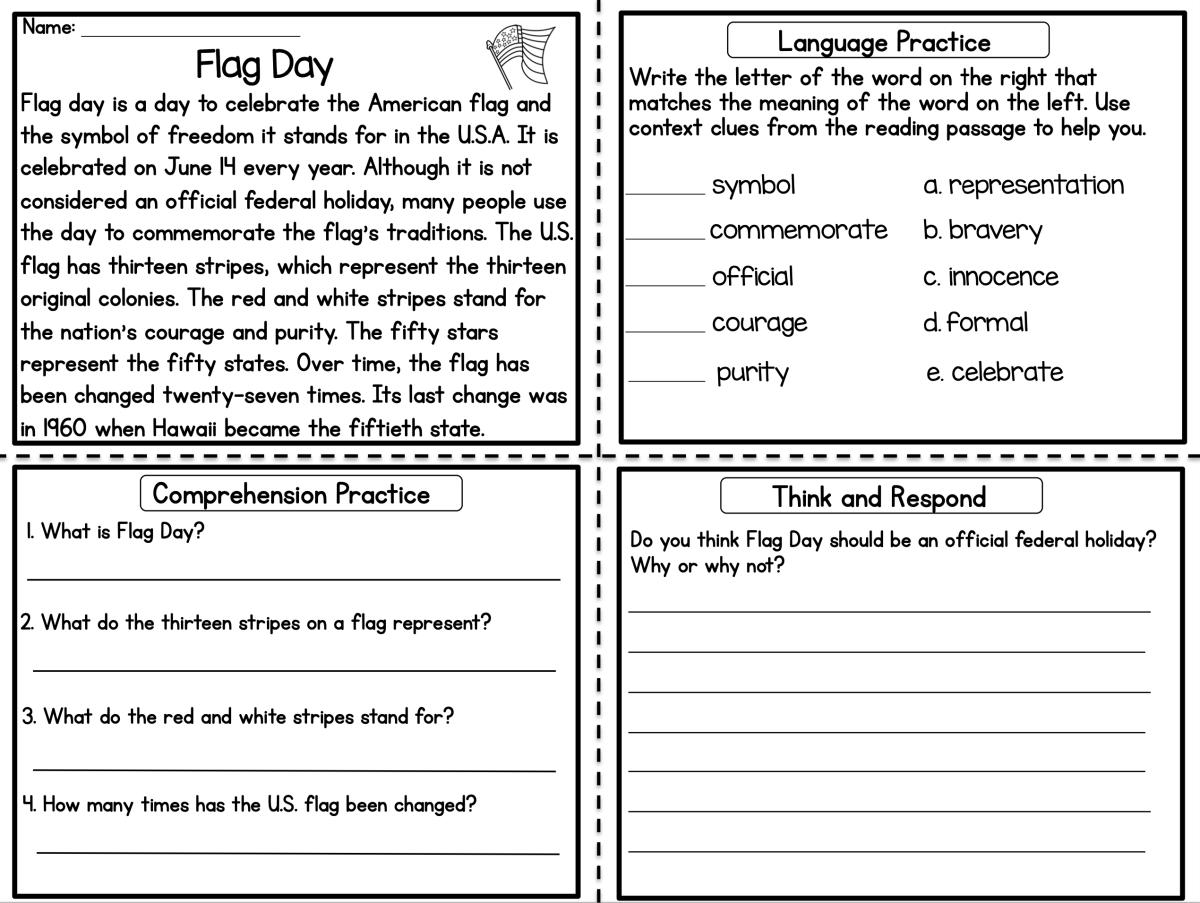 Reading Comprehension: Summer Passages | Upper Elementary | Virtual ...