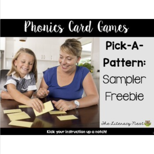 This is a featured image for the Pick-A-Pattern FREEBIE SAMPLER CVC.