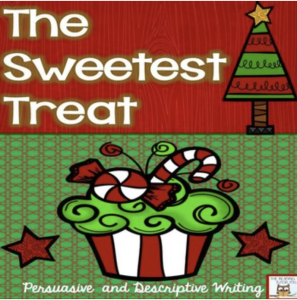 This holiday writing project has a fun, wintery theme! It focuses on developing persuasive and descriptive writing strategies using.