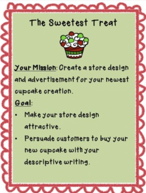 This is a sample page of the Writing Activities: Holiday Project product.
