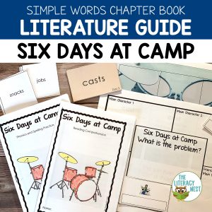 This is the featured image for the Six Days At Camp Literature Guide.
