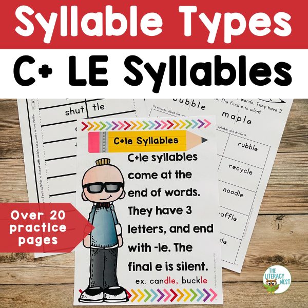 This is a featured image for the C+LE Syllable Type product.