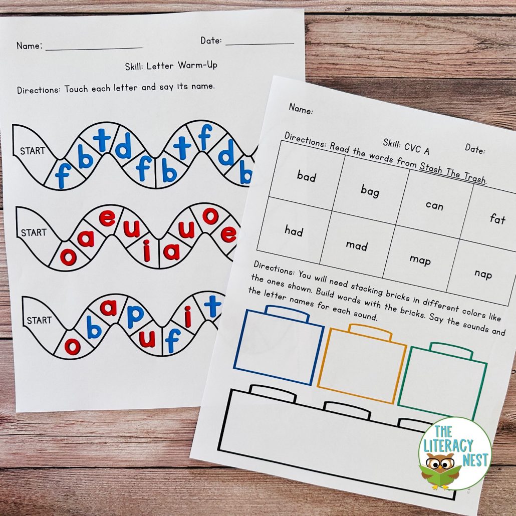 Stash The Trash Decodable Text Literature Guide Virtual Learning