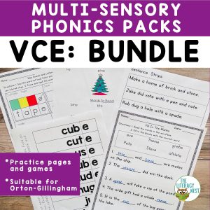 This is a featured image for the VCE Worksheets, Games and Activities bundle.