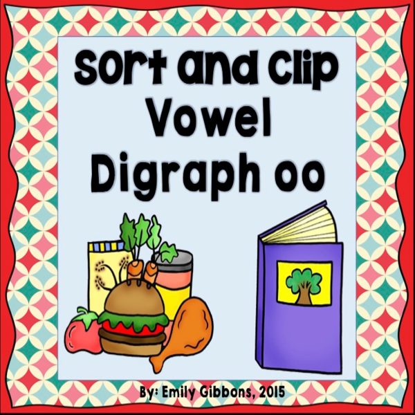 This is a featured image for the Vowel Digraph OO FREEBIE.