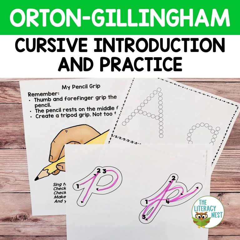 Introduction to Cursive Handwriting Practice | Multisensory Lessons