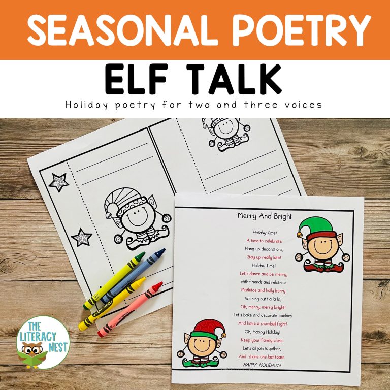 Fluency Poems December Themed Poetry
