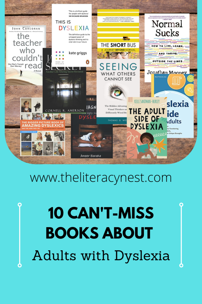 Looking for a list of excellent books about what life is like for adults with dyslexia? This post is for you! We share 10 can't-miss books.