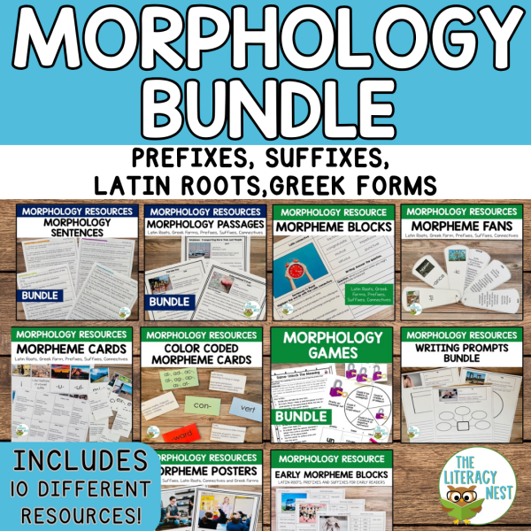Morphology Activities Bundle
