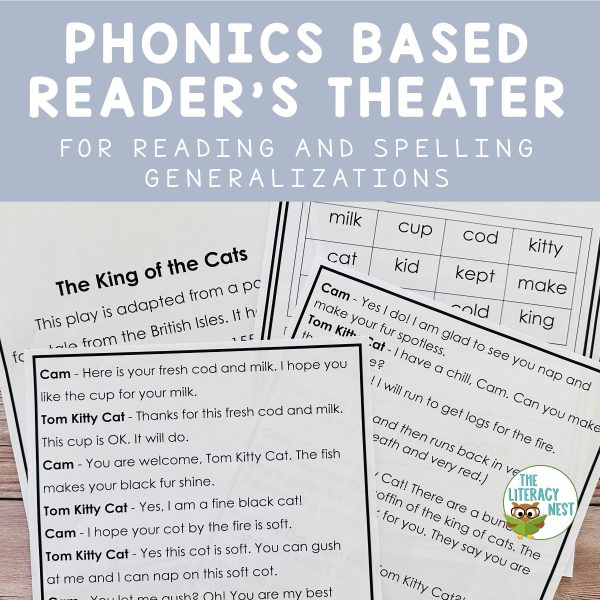 Phonics Based Reader’s Theater Scripts are PERFECT supplemental reading fluency practice while your students are practicing their phonics skills. 