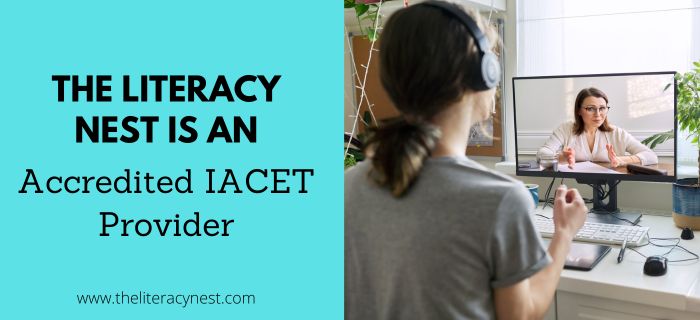 The Literacy Nest is an Accredited IACET Provider!