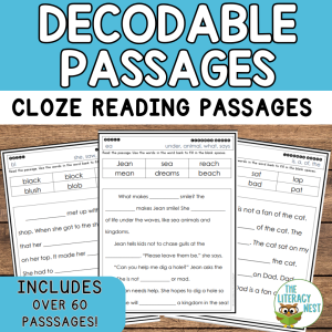 Decodable Cloze Reading Passages for Reading Comprehension