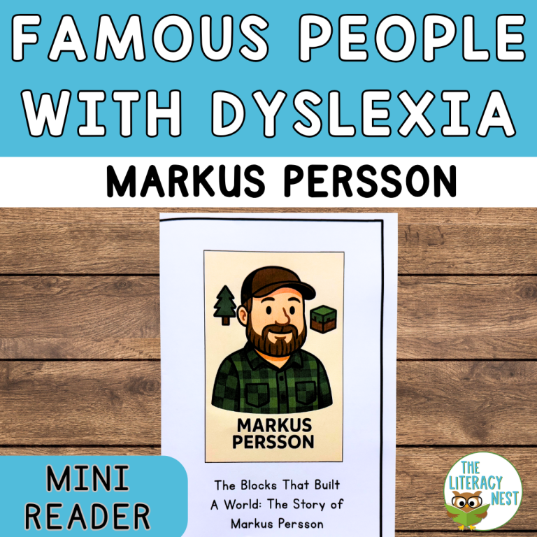 Famous People with Dyslexia Markus Persson Mini Reader
