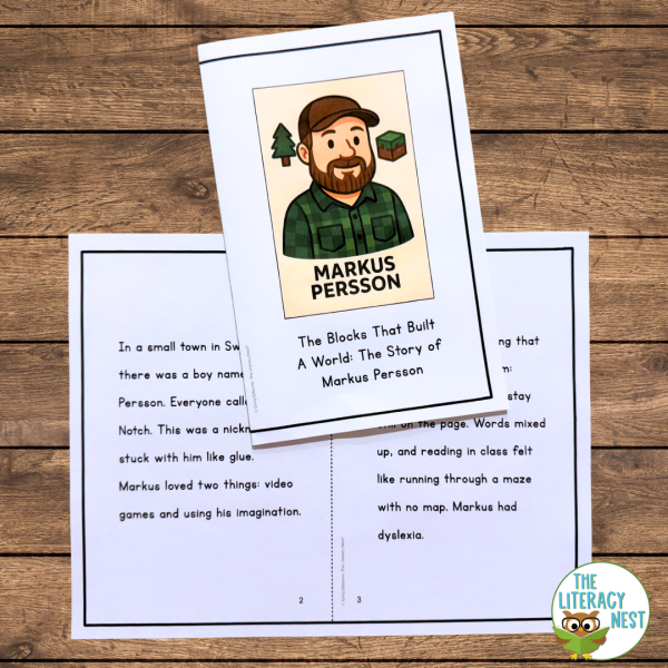 Famous People with Dyslexia Markus Persson Mini Reader - Image 2