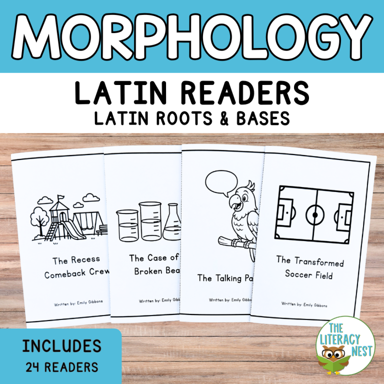 Latin Roots Mini Readers for Morphology & Vocabulary Practice