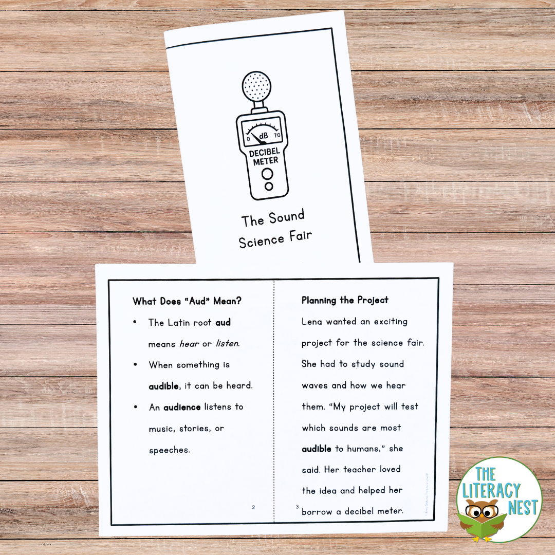 Morphology Reading Comprehension for Latin Roots & Vocabulary Practice FREEBIE - Image 4